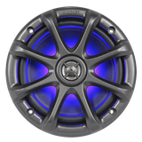 Pair of Kicker 11KM6LC Charcoal Grey 6- 6.5 4-Ohm Coaxial Marine Speakers