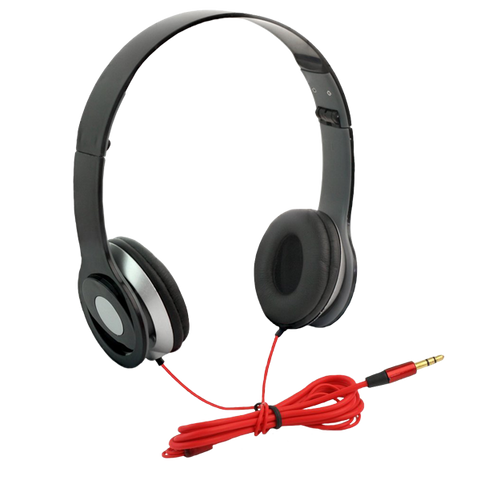 RHX New Black Headphone Stereo Headset Earphone Foldable For DJ PSP MP3 MP4 PC